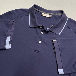 KJUS Mens Dark Blue Short‎ Sleeve Polo Shirt Golf Athletic Size 54XL